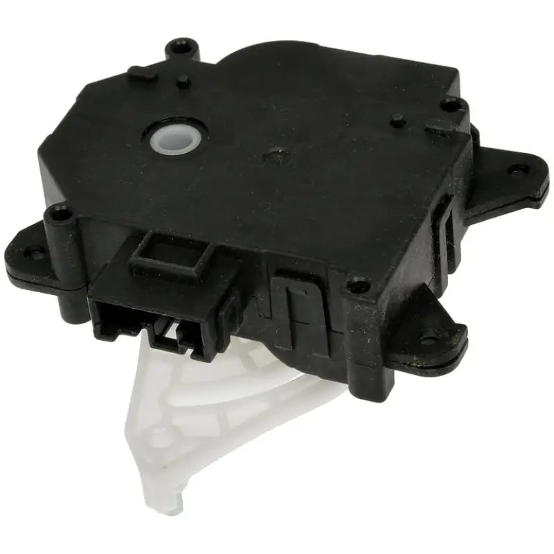 Black plastic Dorman air door actuator with white lever for Dorman air door systems
