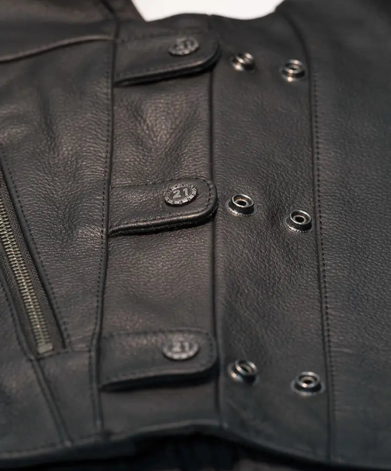 #6049 489-1072~2 12 Gauge Vest Black Sm