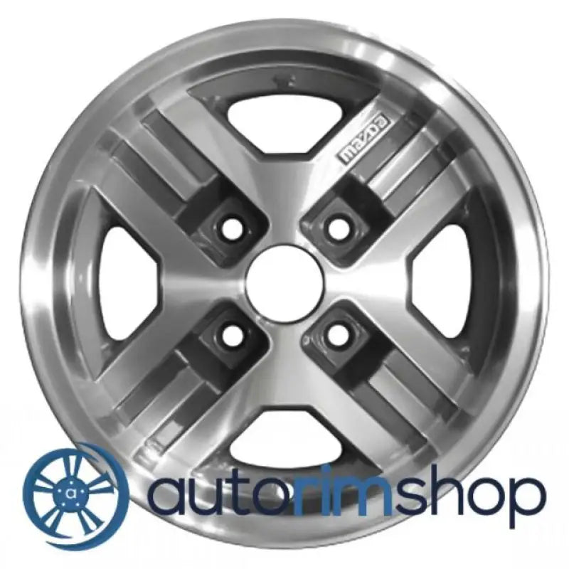 Silver Mazda wheel with Dorman wheel stud M12-1.5X37.5Mm for easy install