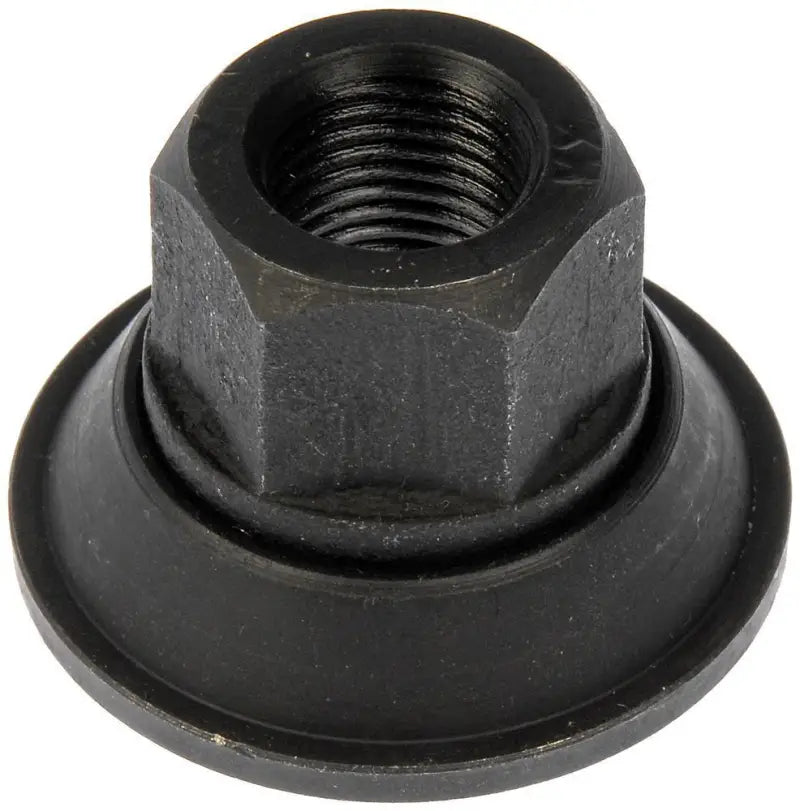 Black Dorman wheel nut with integrated washer for Dorman wheel models 611-127.1