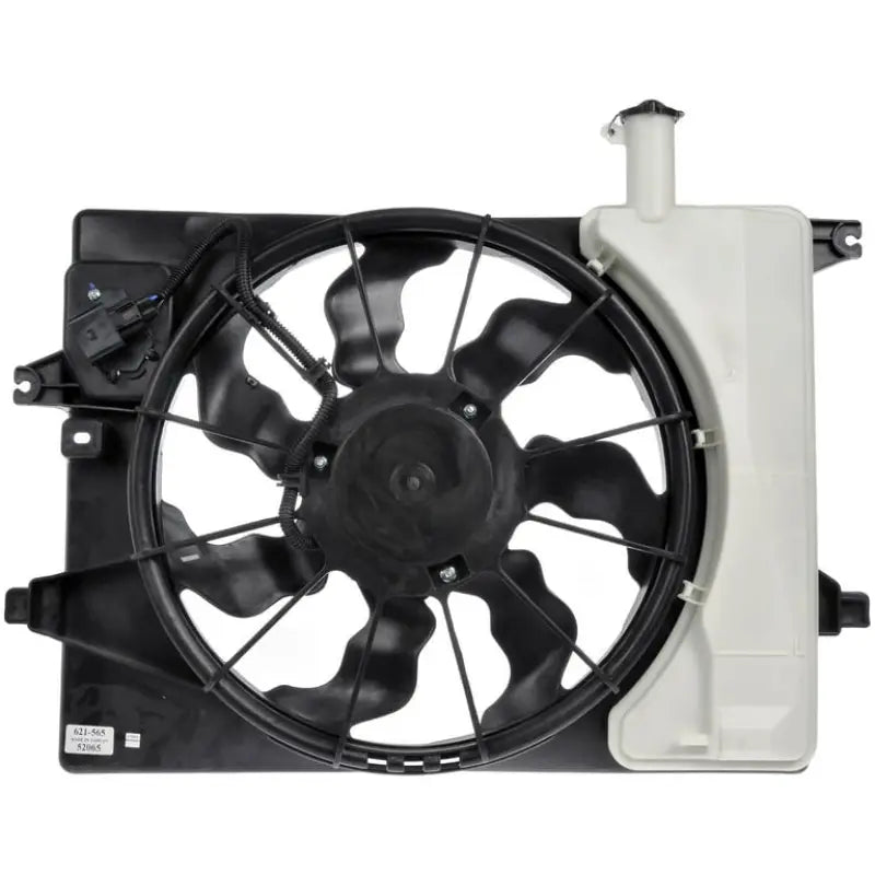 Black Dorman Rad Fan Assy with coolant reservoir for cars, model 621-565