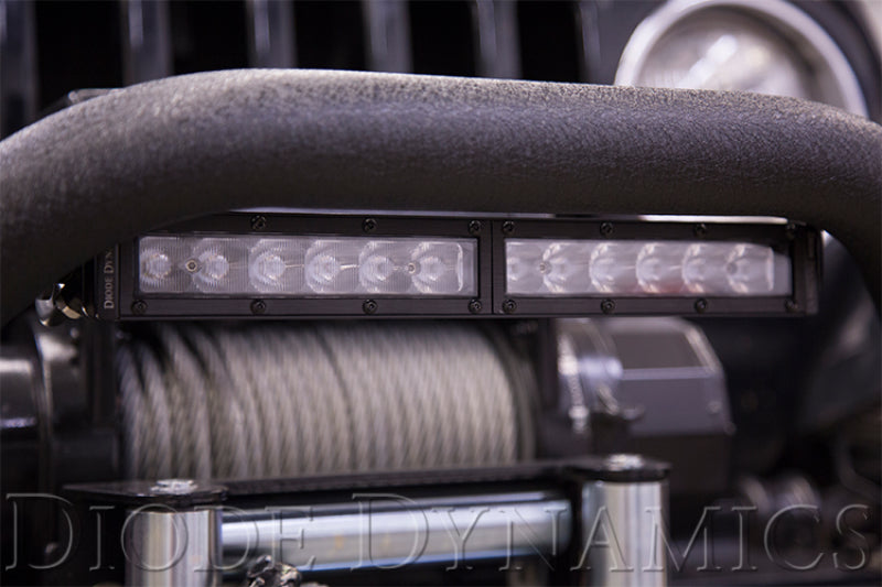 Diode Dynamics 12 In LED Light Bar Single Row Straight Clear Driving Each Stage Series - DD5015S
