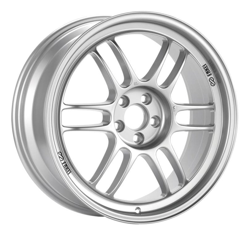 Enkei RPF1 17x8 5x114.3 45mm Offset 73mm Bore Silver Wheel 05-07 STI/06-10 Civic Si - 3797806545SP