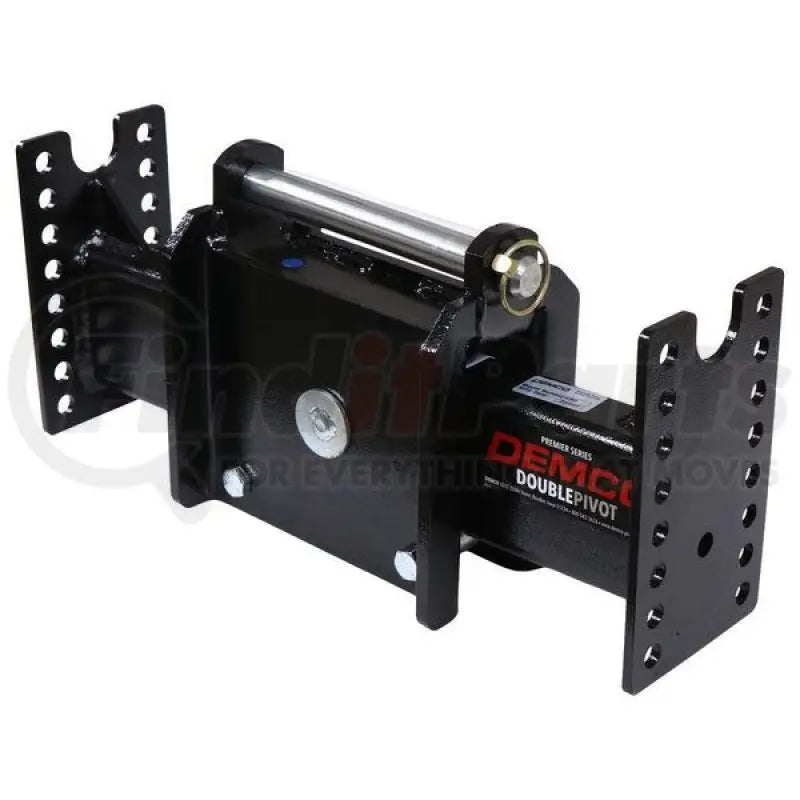 Black heavy-duty double-pivot trailer hitch for Demco 5th Wheel 6360 for secure towing