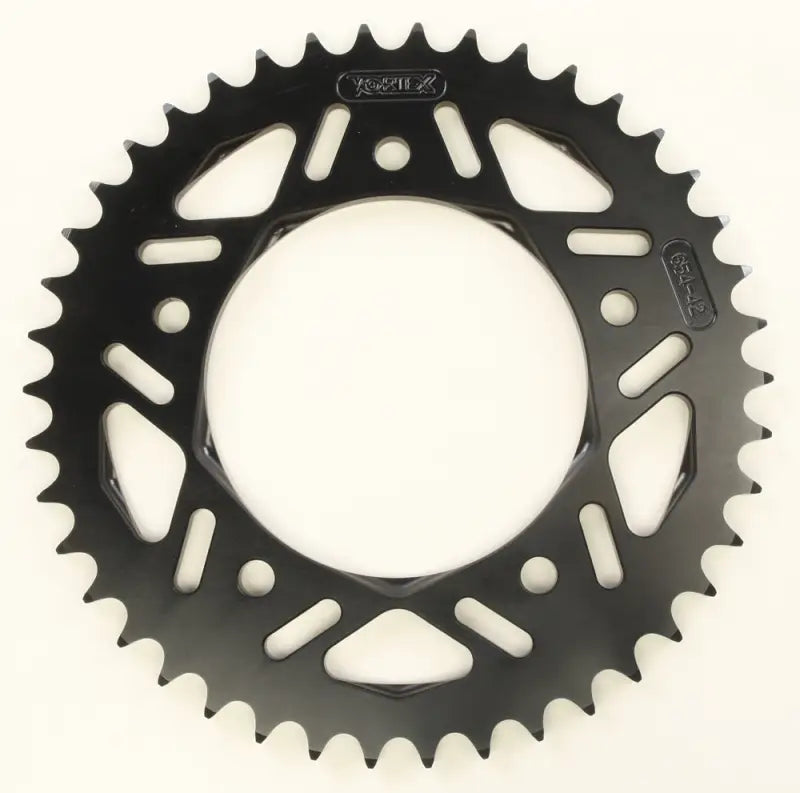 654K-42 Rear F5 Sprocket Aluminum 42t 525 Blk Hc Yam