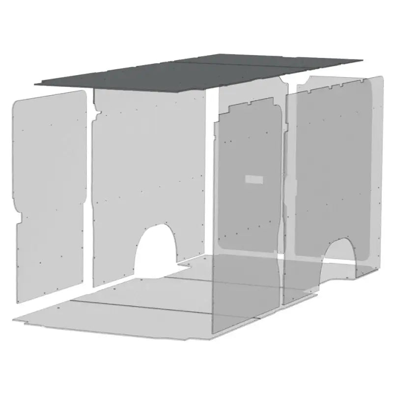 Van interior paneling kit with Legend Fleet Duratherm ceiling liner for Duratherm ceiling style