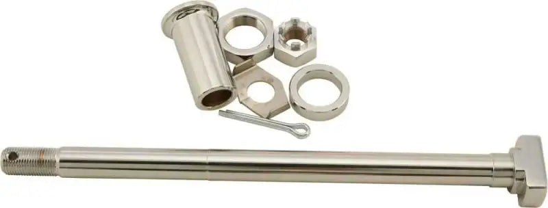 68-099A Hd Chrome Rear Axle W/Hardware El Fl & Ul Models 36 57