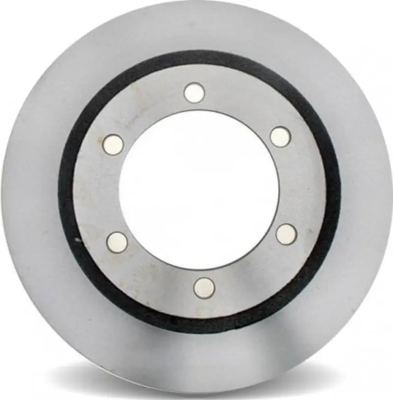 Silver Raybestos Brake Rotor for optimal stopping power in your vehicle