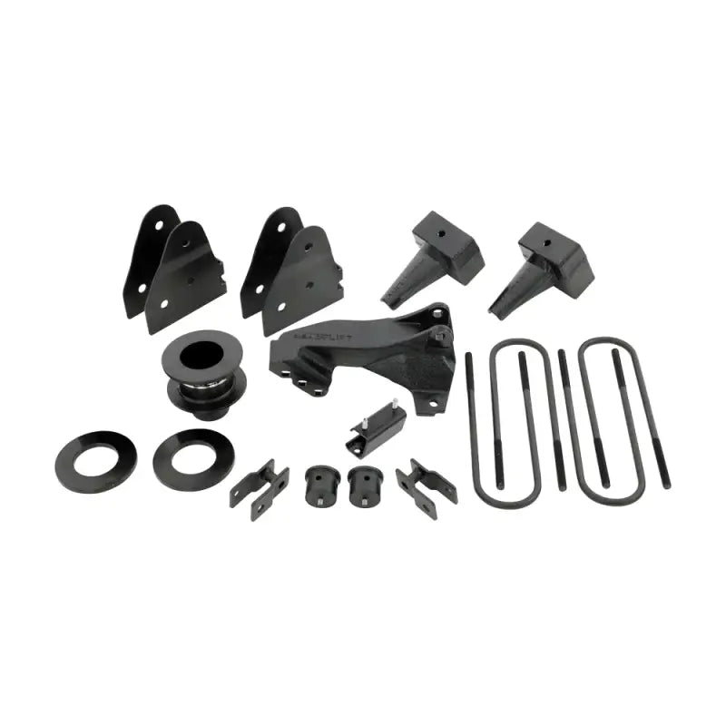 Readylift 3.5'F/1.0'R Sst suspension lift kit for 2017 F250 with 1-piece driveshaft.