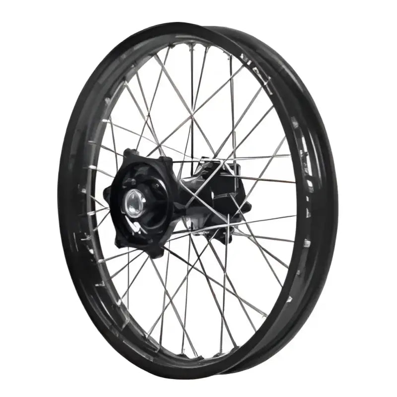 70-1119RB Dubya Front Wheel 1.40 X 19 Red Haan Hub Black Rim - Wheels