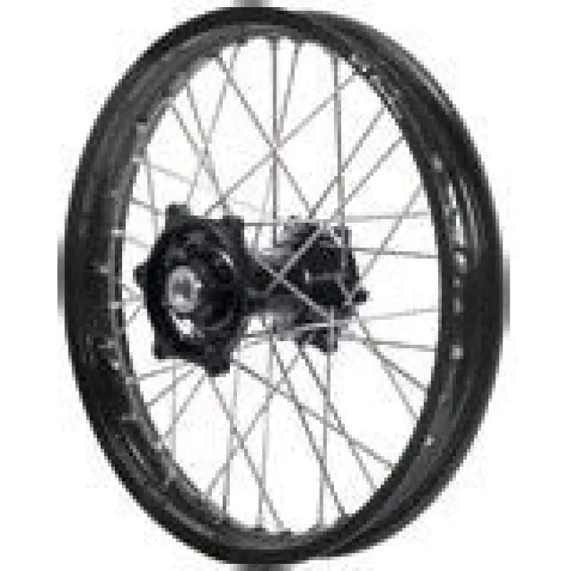 70-3101DB-A60 Dubya Front Wheel 1.60 X 21 Blue Haan Hub Black A60 Rim - Rims