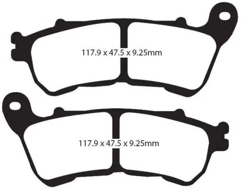 LYNDALL BRAKES 7236-G Brake Pad Gold+ Front `14 Up Sportster