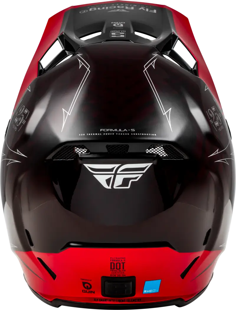 73-4447X Formula S Carbon Legacy Helmet Red Carbon/Black Xl - RV and Auto Parts