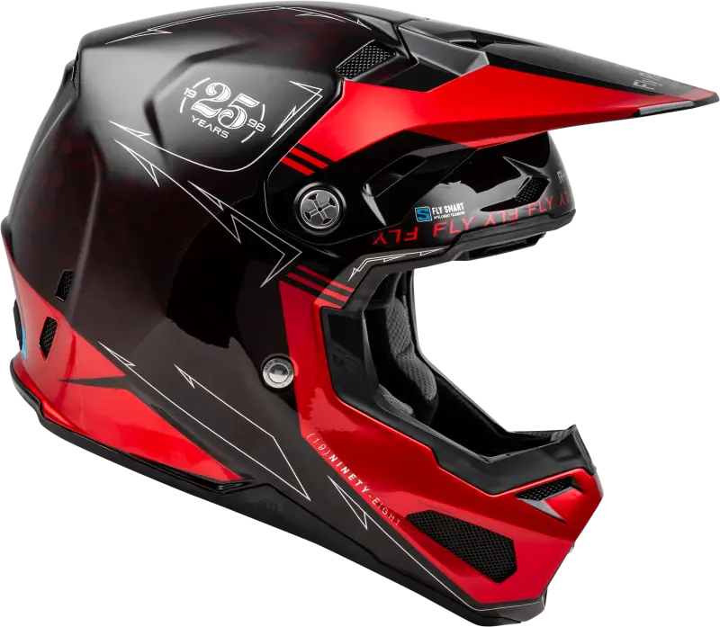 73-4447XS Formula S Carbon Legacy Helmet Red Carbon/Black Xs - RV and Auto Parts
