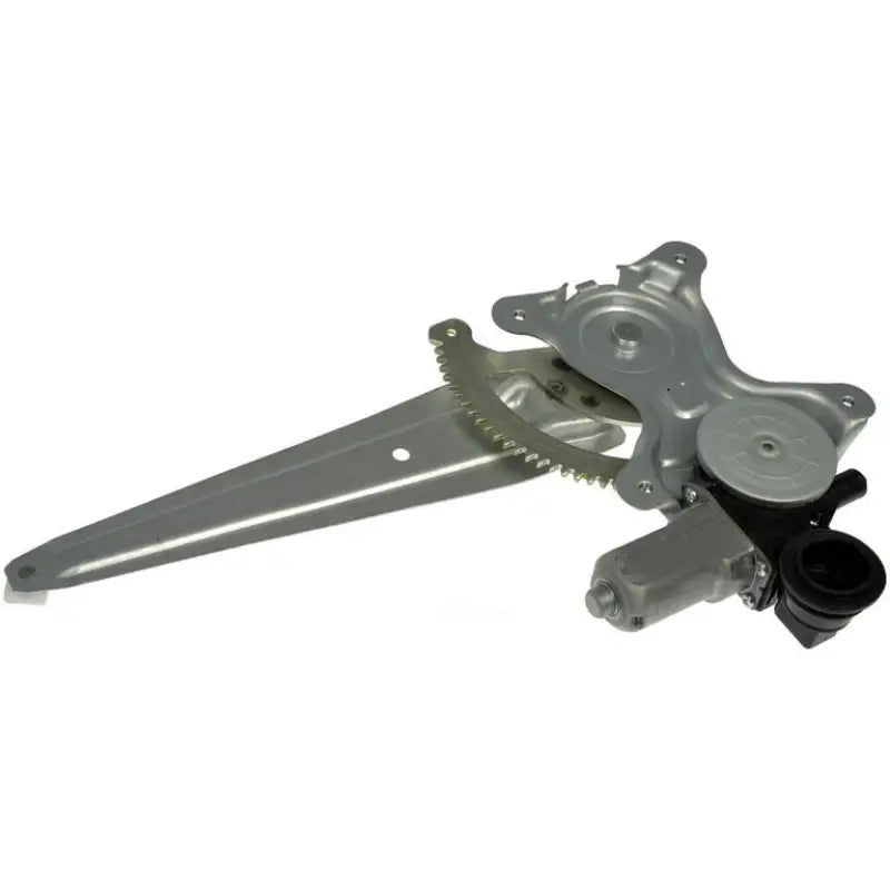 Silver metal window regulator with motor for Dorman window, model 751-109