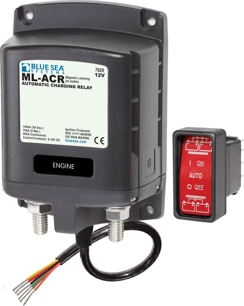 7620-BSS Blue Sea Solenoid Ml 500A 12V Acr