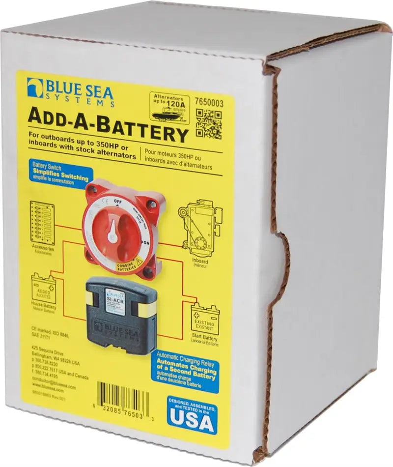 7650003-BSS Blue Sea Solenoid Add A Battery - Boxed