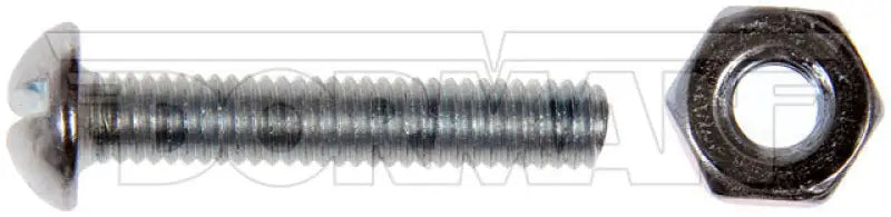 Slotted-head bolt with nut for RV parts, truck parts, and truck accessories