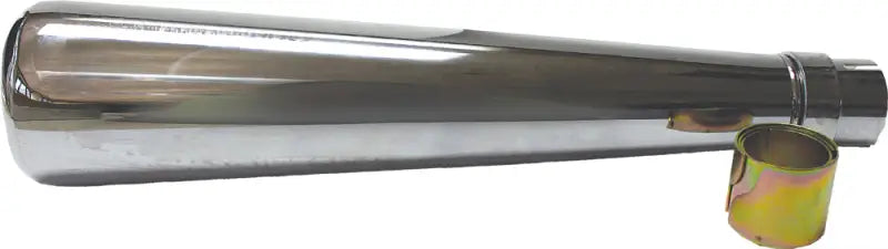 80-84031 17.5" Oval Muffler Chrome W/Reducer Set