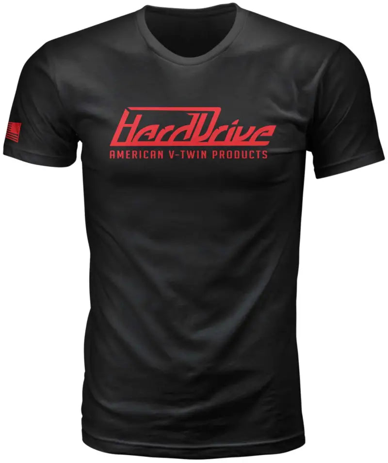 HARDDRIVE 800-0203L Harddrive Tee Black/Red Lg