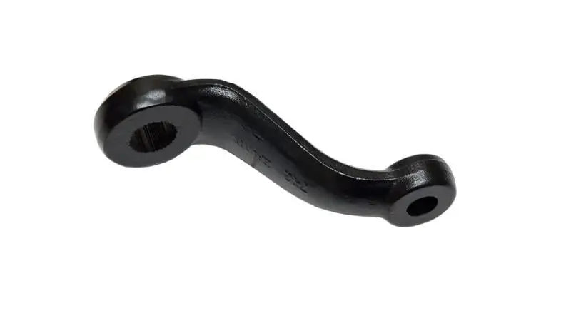 Black metal steering arm from Dorman Flexible Stainless Steel Braided Fu for durable steering