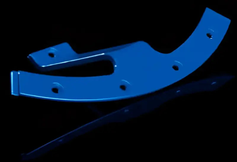 Blue metal bracket with mounting holes for 827MS890-BL Wheel Pros midspoke insert