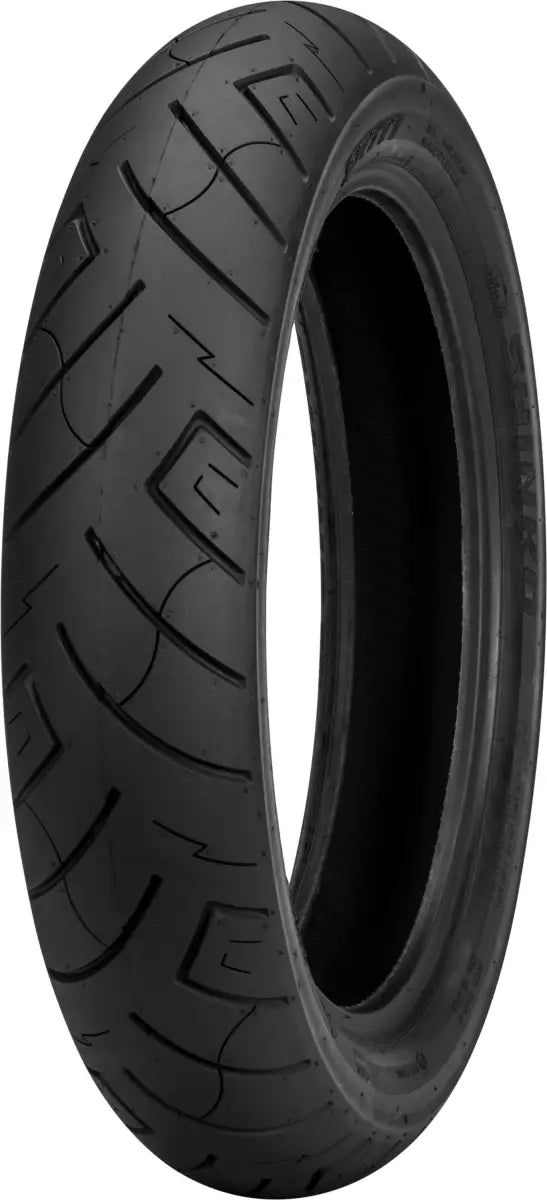 Shinko Tire 777 Cruiser HD Front 100/90B19 61H B/Bias TL Ref - High-performance tire for cruisers with reflective sidewall, maximum grip, and stability.