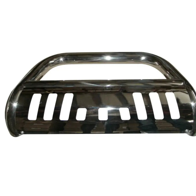 Chrome-plated stainless steel Dodge Ram bull bar with slotted design for Trailfx Bull Bar