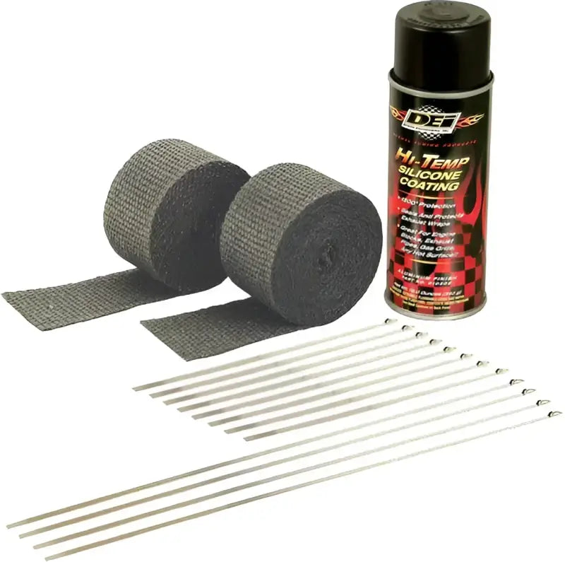 901330 Exhaust Pipe Wrap Kit Black Wrap W/Black Coating