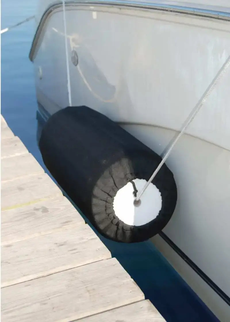 9205R Taylor Made Premium Fender Cvr Med Black - Boat Cover