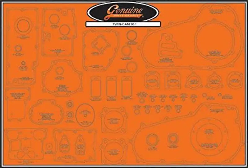 99000-TRANS James Gaskets Gasket Display Board Trans Big Twin 99000-Trans - Gaskets/Seals