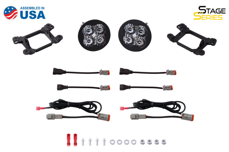 Diode Dynamics SS3 Pro Type M Kit - Yellow SAE Fog - DD6199
