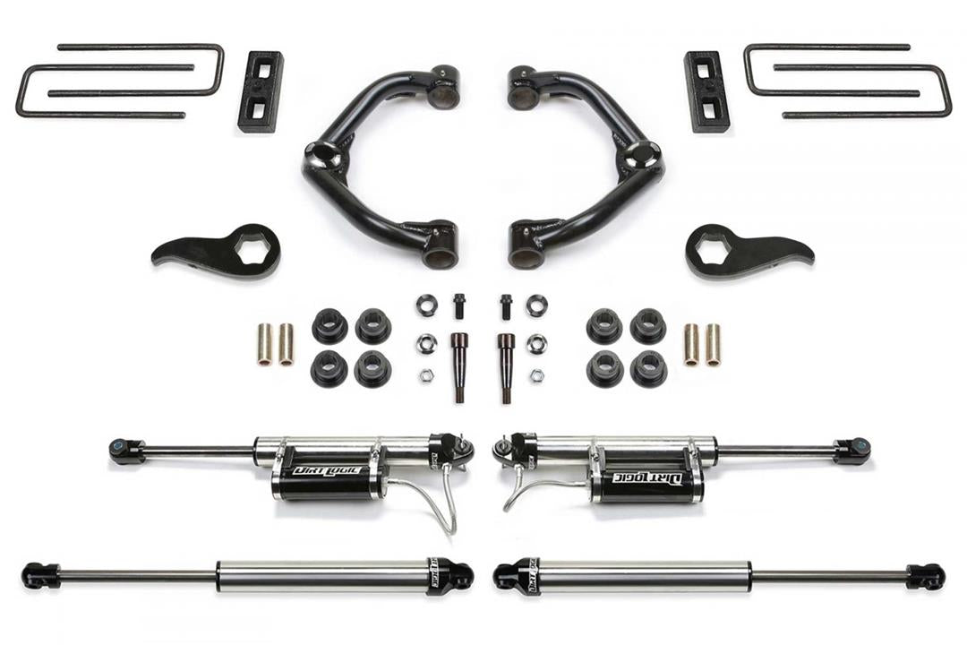 K1182DL Fabtech 3.5' Uniball Uca Kit W/ Dlss Resi 2