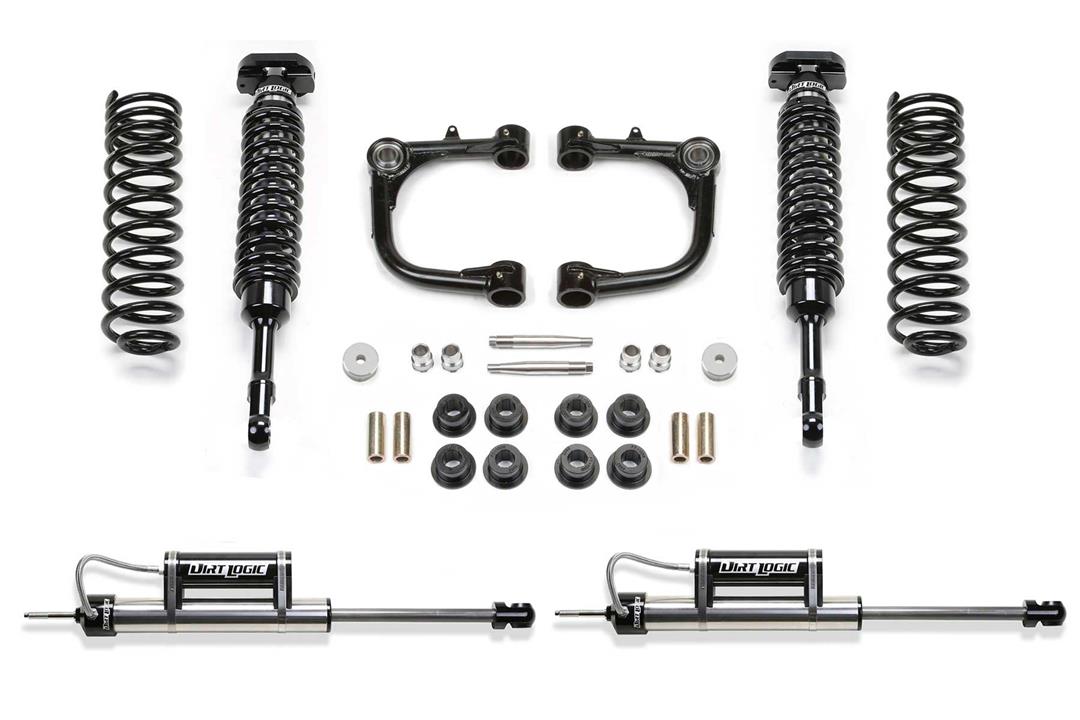 K7081DL Fabtech 3' Uca Sys W/Dl 2.5 C/O Resi & Rr D