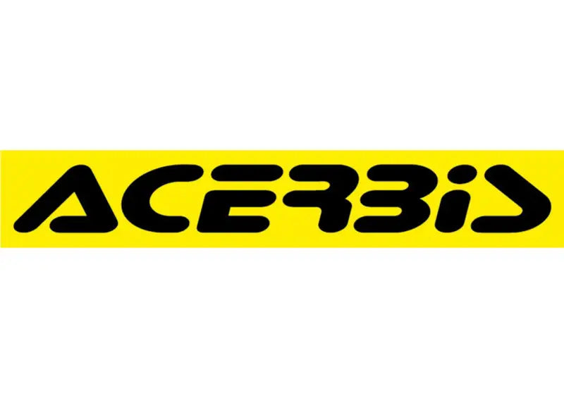 Acerbis logo on KTM SX85 lower fork cover set in flo-orange color