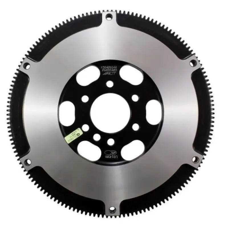 Silver and black flywheel with teeth for ACT 09-13 BMW 135i 335i XACT Flywheel ProMass