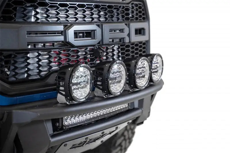 Addictive Desert Designs 17-20 Ford Raptor Pro Bolt-On Front Bumper - Hammer Black - L1157021701NA