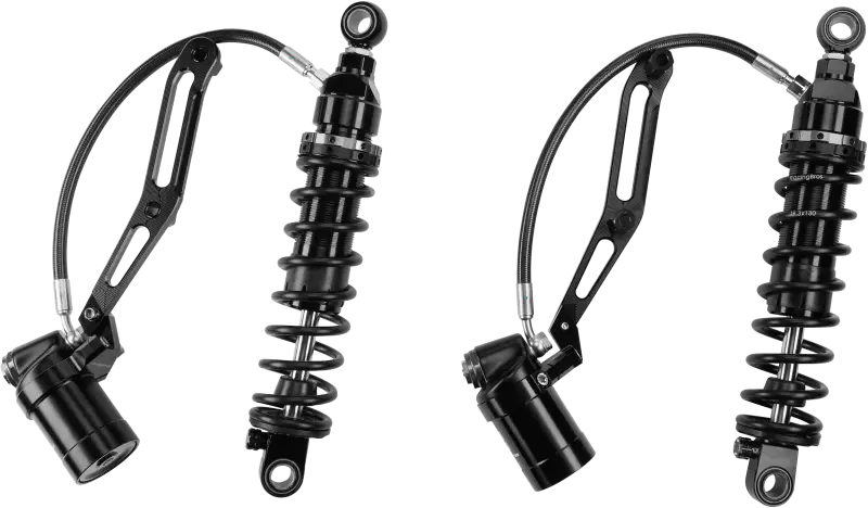 Touring Remote Res Shocks 13"Std Weight Billet Bracket - HARDDRIVE
