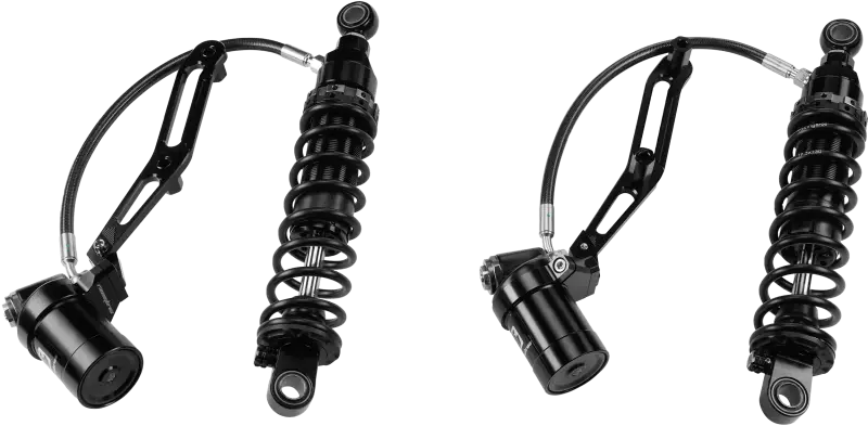 Touring Remote Res Shocks 13"Std Weight Billet Bracket - HARDDRIVE