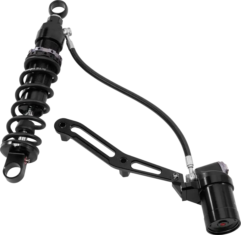 Touring Remote Res Shocks 13"Std Weight Billet Bracket - HARDDRIVE