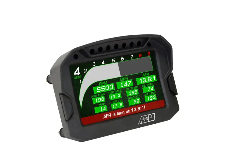 AEM CD-5G Carbon Digital Dash Display w/ Interal 10Hz GPS & Antenna - Truck Automotive