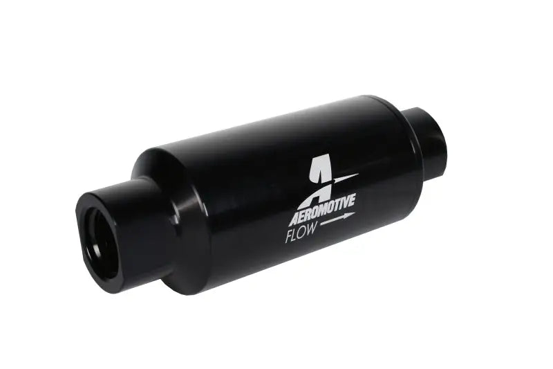 Aeromotive In-Line Filter 10AN 10 Micron Microglass Element in Bright-Dip Black.