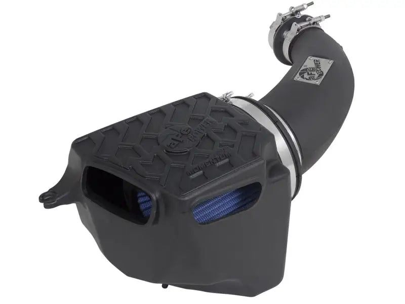 Black air intake system from aFe Momentum GT Stage Pro 5R Intake for Jeep Wrangler