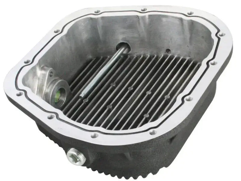 aFe Power Rear Diff Cover (Machined) 12 Bolt 9.75in 97-16 Ford F-150 w/ Gear Oil 6 QT - Truck & Automotive
