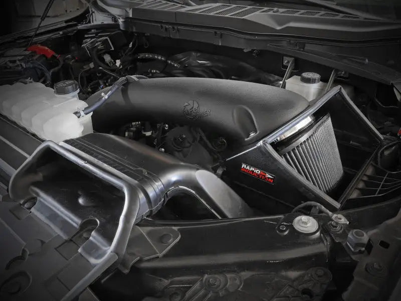 aFe Rapid Induction Cold Air Intake System w/Pro DRY S Filter 2021 + Ford F-150 V8-5.0L - Truck & Automotive