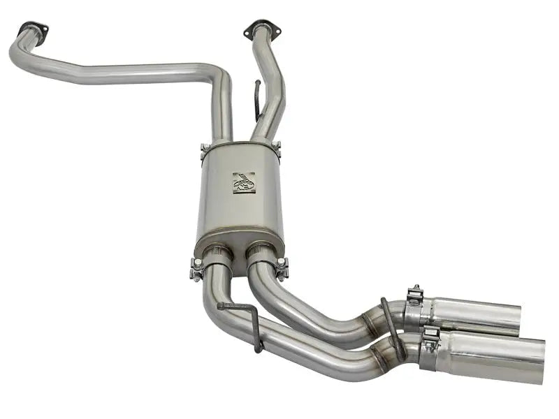 Stainless steel exhaust system from afe rebel series for Nissan Titan V8 5.6L