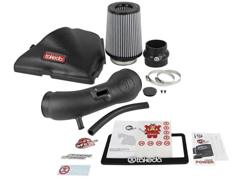Automotive air intake system components of aFe Takeda Stage-2 Pro DRY S cold air intake