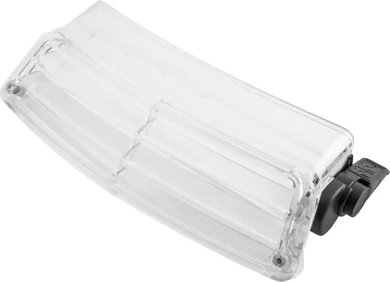 Clear plastic container with black spigot for AFVENT-C Windshield Vents Clear Hon