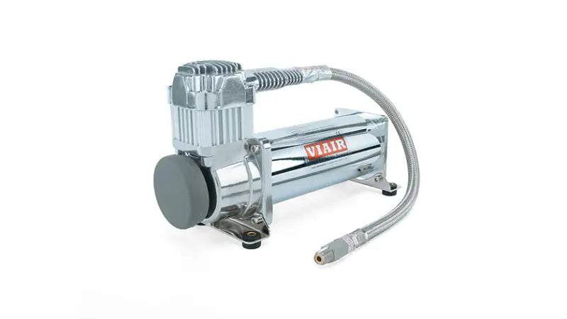 Air Lift 2.5 Gal. Polished Tank w/ Viair 444c Chrome Compressor (Incl. Fittings & Mounting Hardware) - Suspension