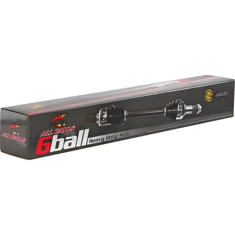 Heavy duty axle in packaging.